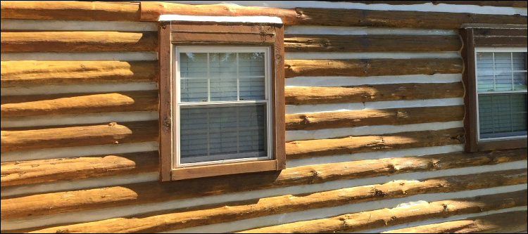 Log Home Whole Log Replacement  Newport News City, Virginia