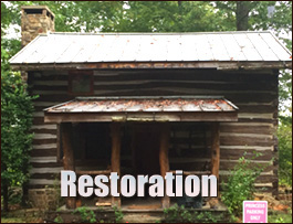 Historic Log Cabin Restoration  Newport News City, Virginia